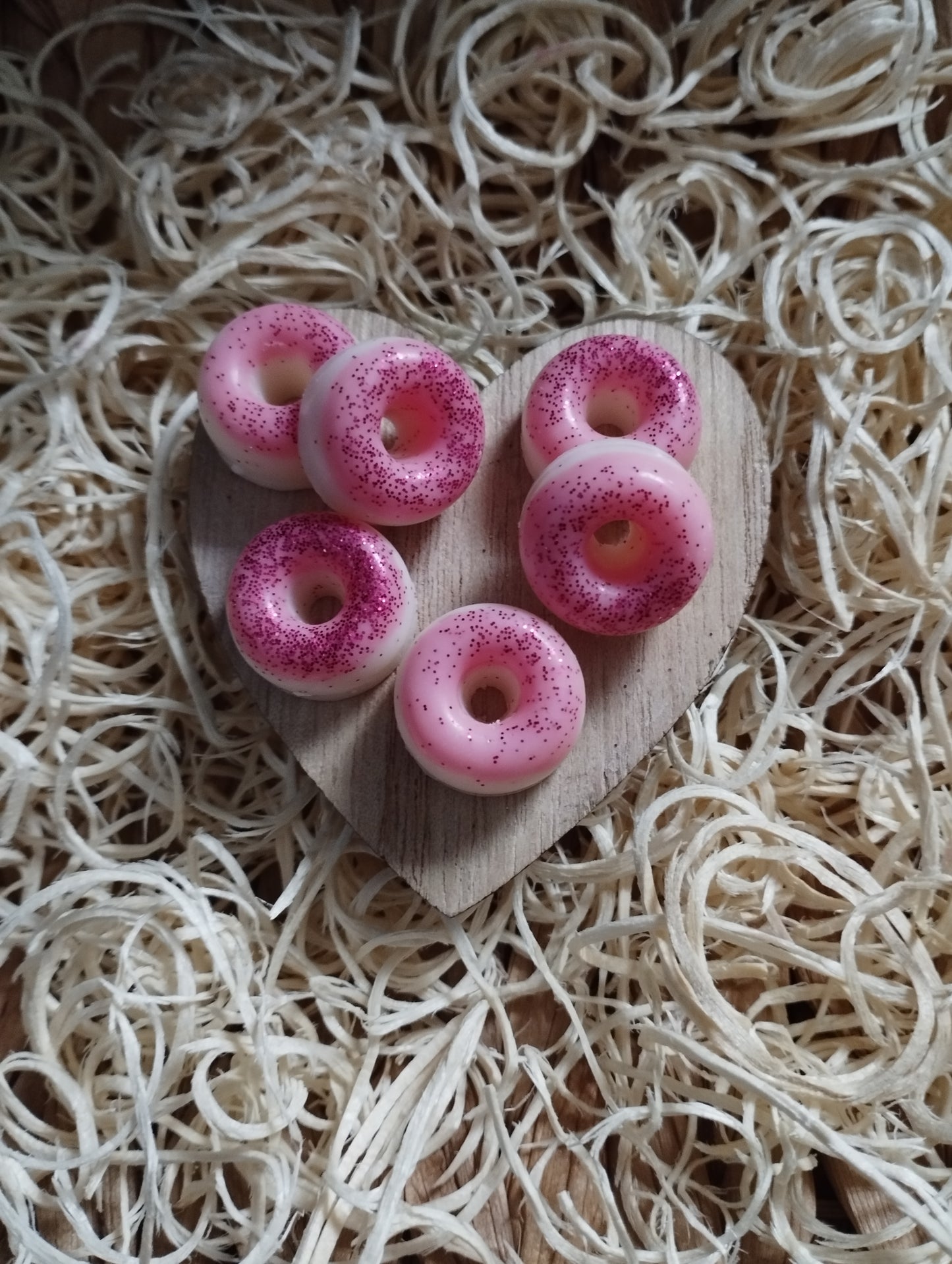 Fondant Mini Donuts Fleur de Sakura par 6