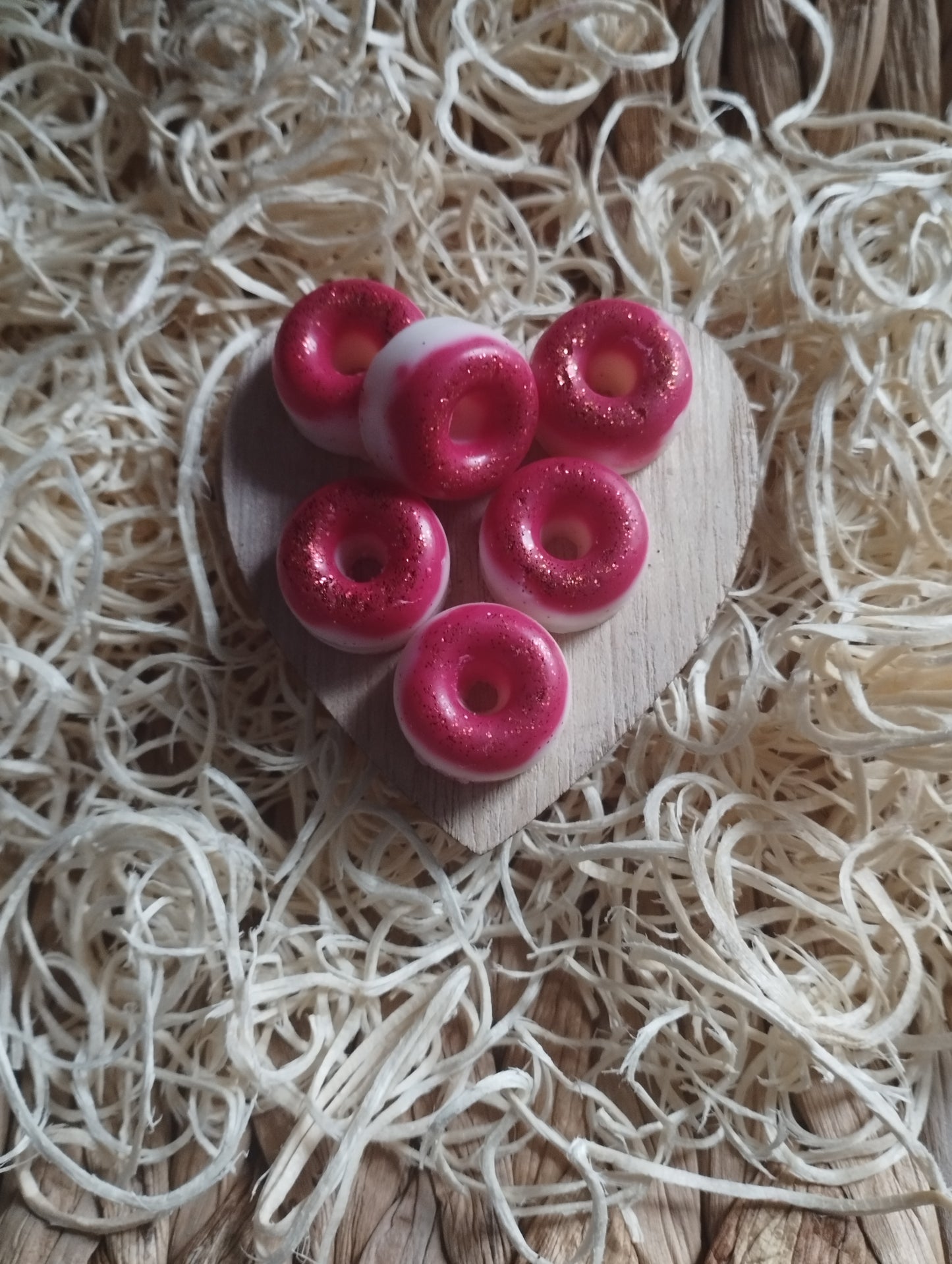 Fondants Mini Donuts Pomme d'Amour par 6