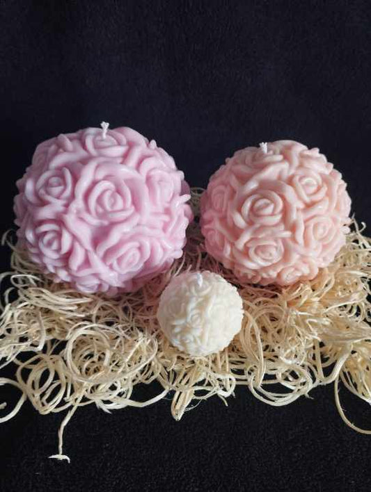 Bougies 3 Roses