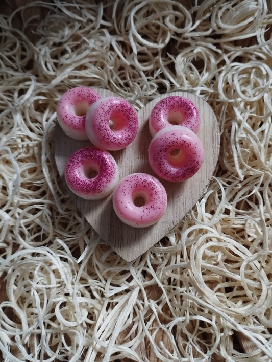 Fondant Mini Donuts Fleur de Sakura par 6