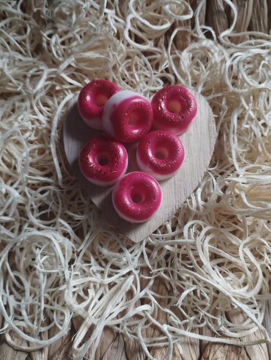 Fondants Mini Donuts Pomme d'Amour par 6