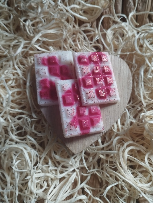 Fondant Mini Tablette Pomme d'Amour par 3